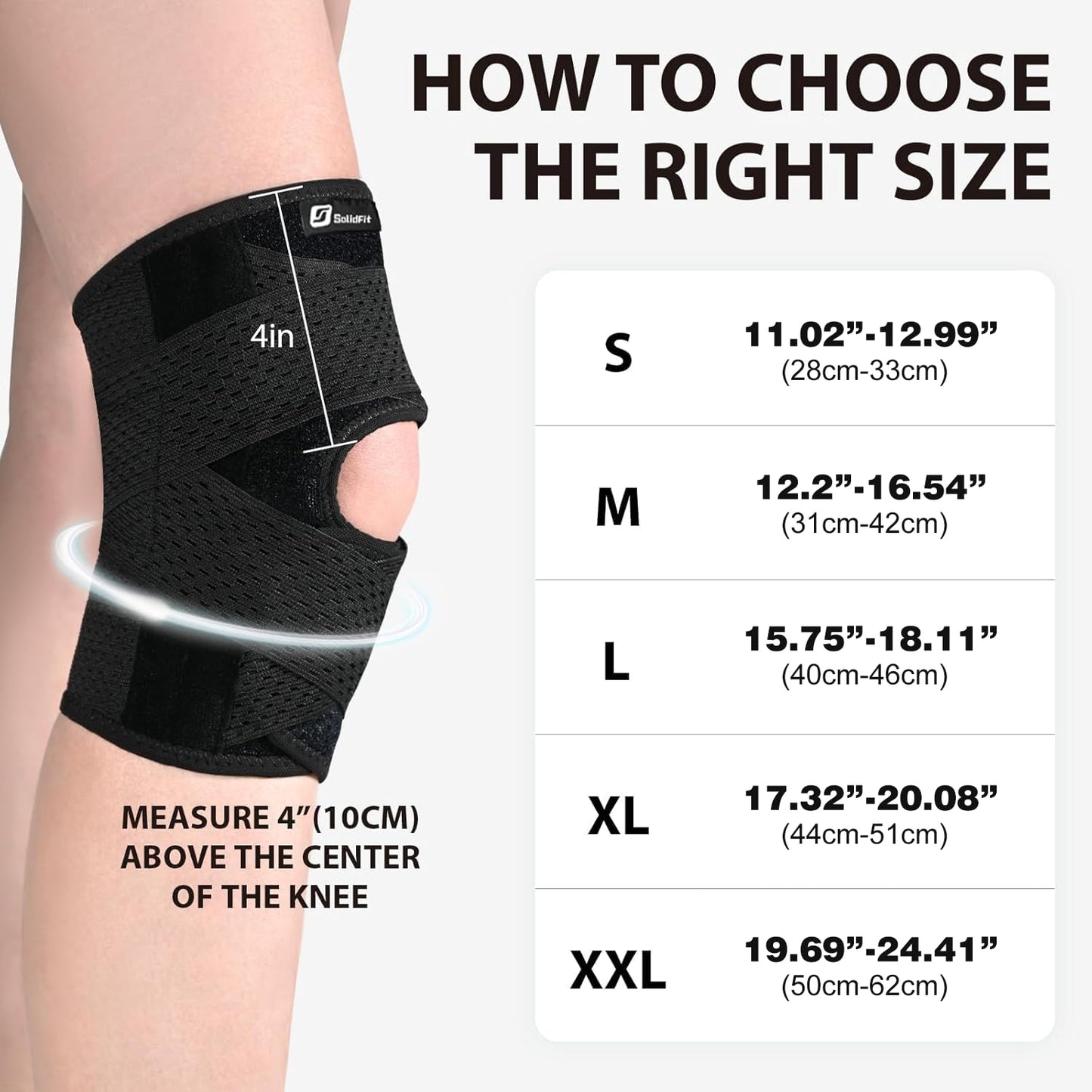 Knee Brace with Side Stabilizers for Meniscus Tear