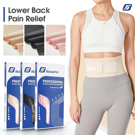 Ultra Thin Back Brace for Lower Back Pain Women
