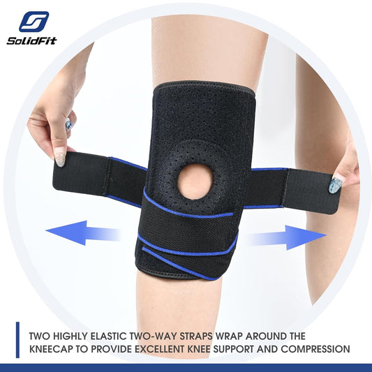 Knee Brace with Side Stabilizers for Meniscus Tear