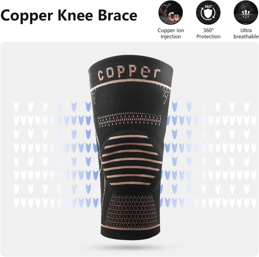 Copper Knee Braces for Men & Women