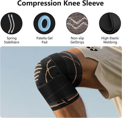 Copper Knee Braces for Men & Women