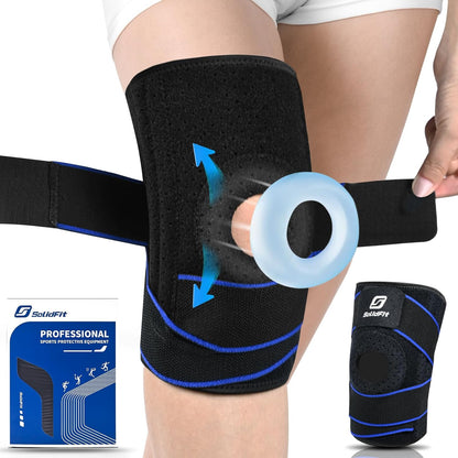 Knee Brace with Side Stabilizers for Meniscus Tear