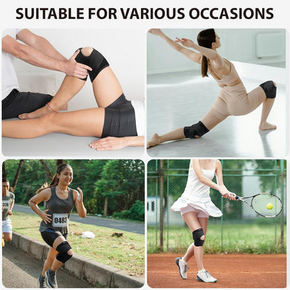 Knee Brace with Side Stabilizers for Meniscus Tear