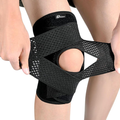 Knee Brace with Side Stabilizers for Meniscus Tear